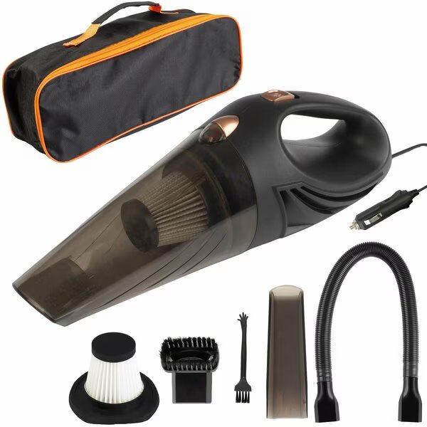 12V Car Vacuum Cleaner with Attachments, Stalwart, Mfr#: 75-CAR2000